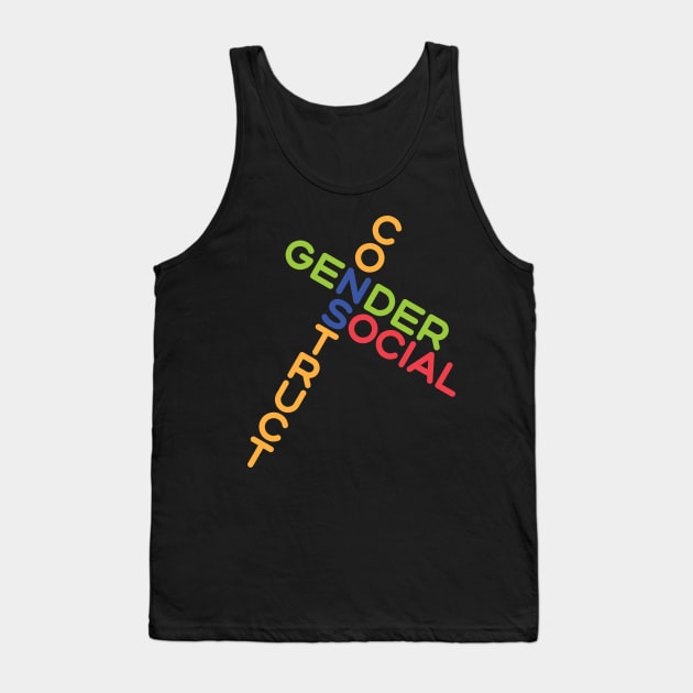 Gender is a social construct Tank Top by Yourmung